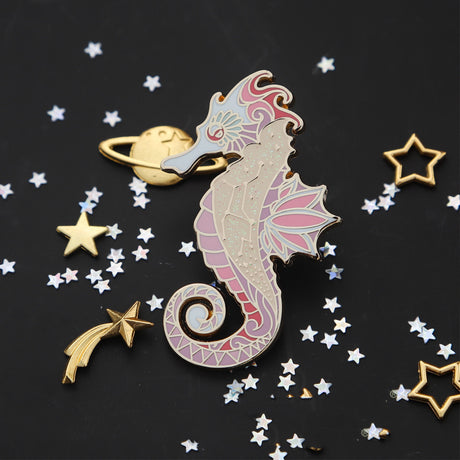 Virgo Constellation Brooch Zodiac Badge Gift for Her or Him-1