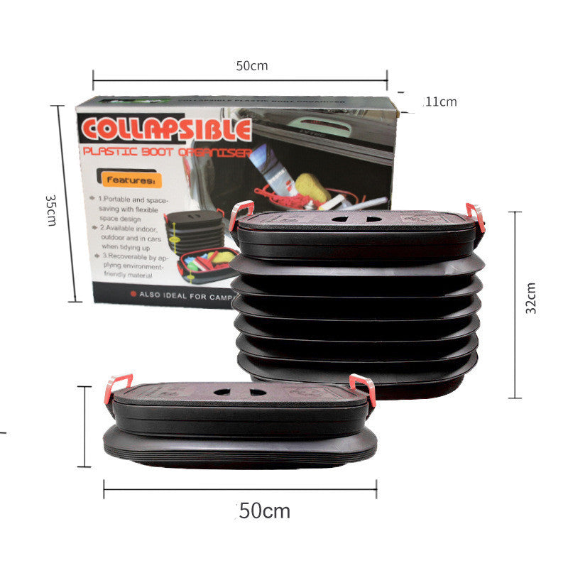 Multifunctional Car Accessories Retractable Car Dustbin Organizer Storage Fishing Bucket