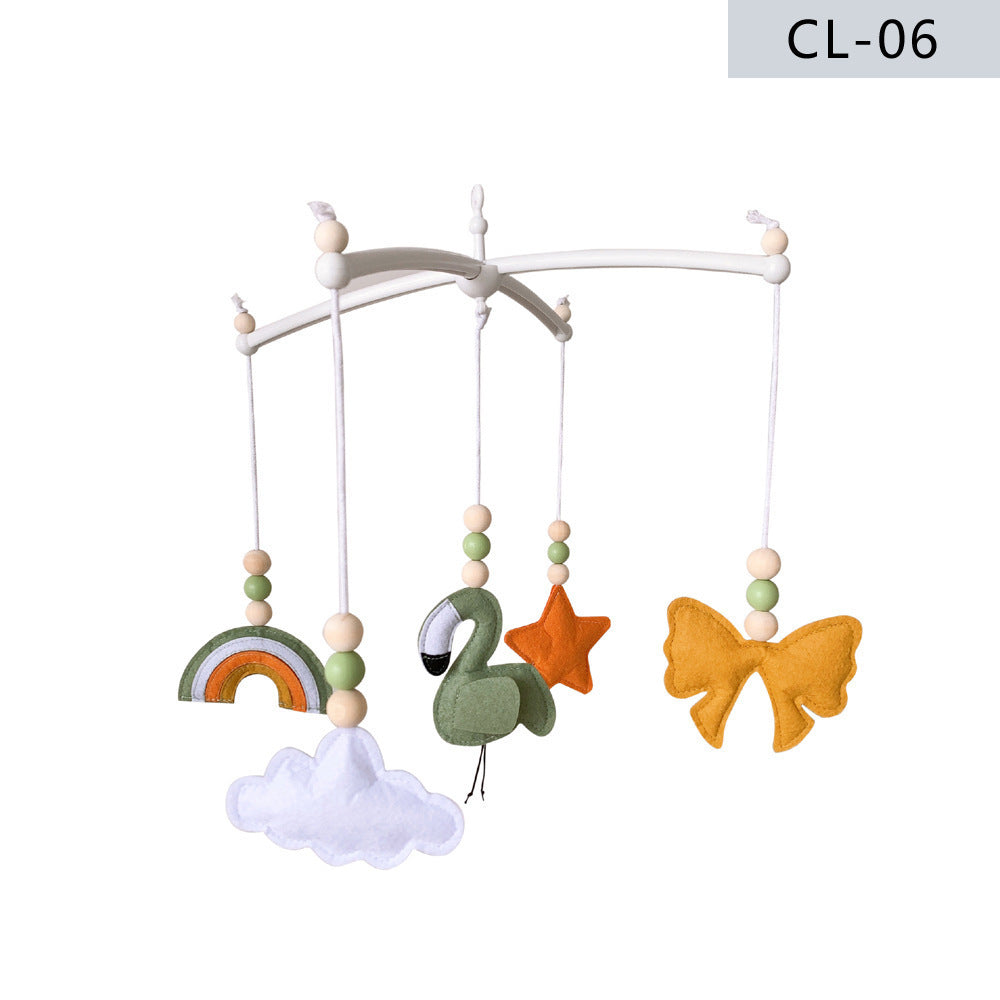 New Born Baby Gifts Nordic Style Crib Felt Wind Chime