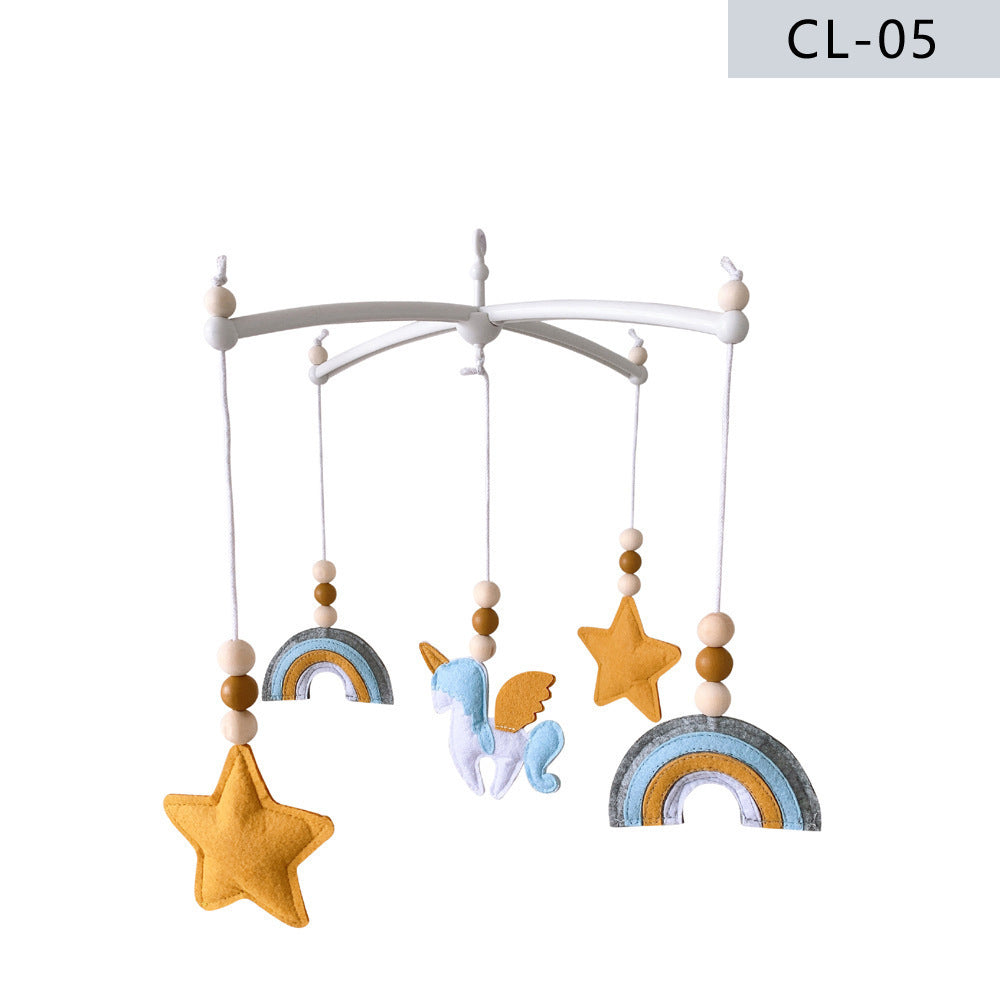 New Born Baby Gifts Nordic Style Crib Felt Wind Chime
