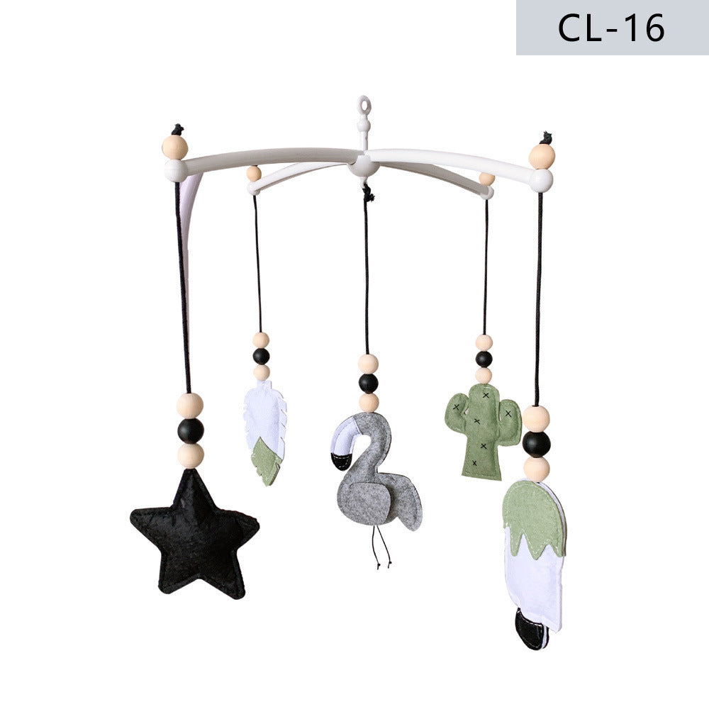 New Born Baby Gifts Nordic Style Crib Felt Wind Chime