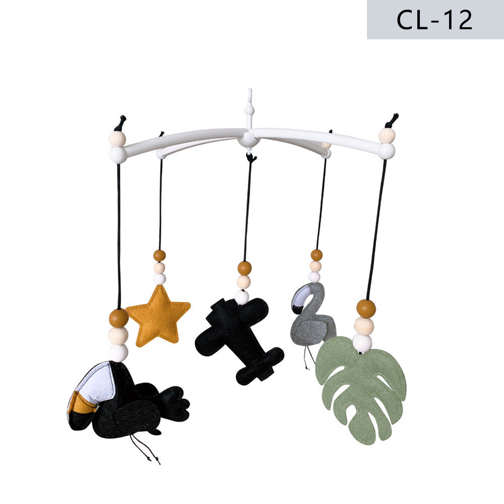 New Born Baby Gifts Nordic Style Crib Felt Wind Chime