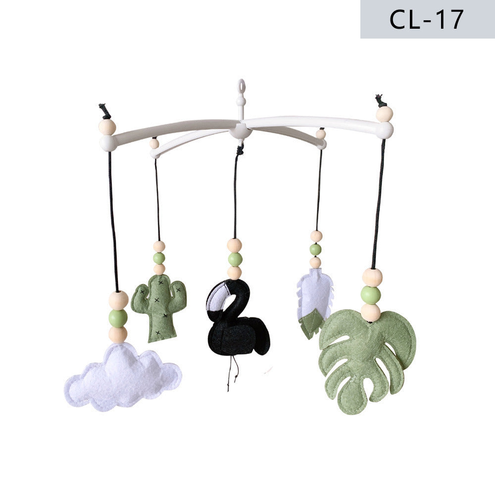 New Born Baby Gifts Nordic Style Crib Felt Wind Chime