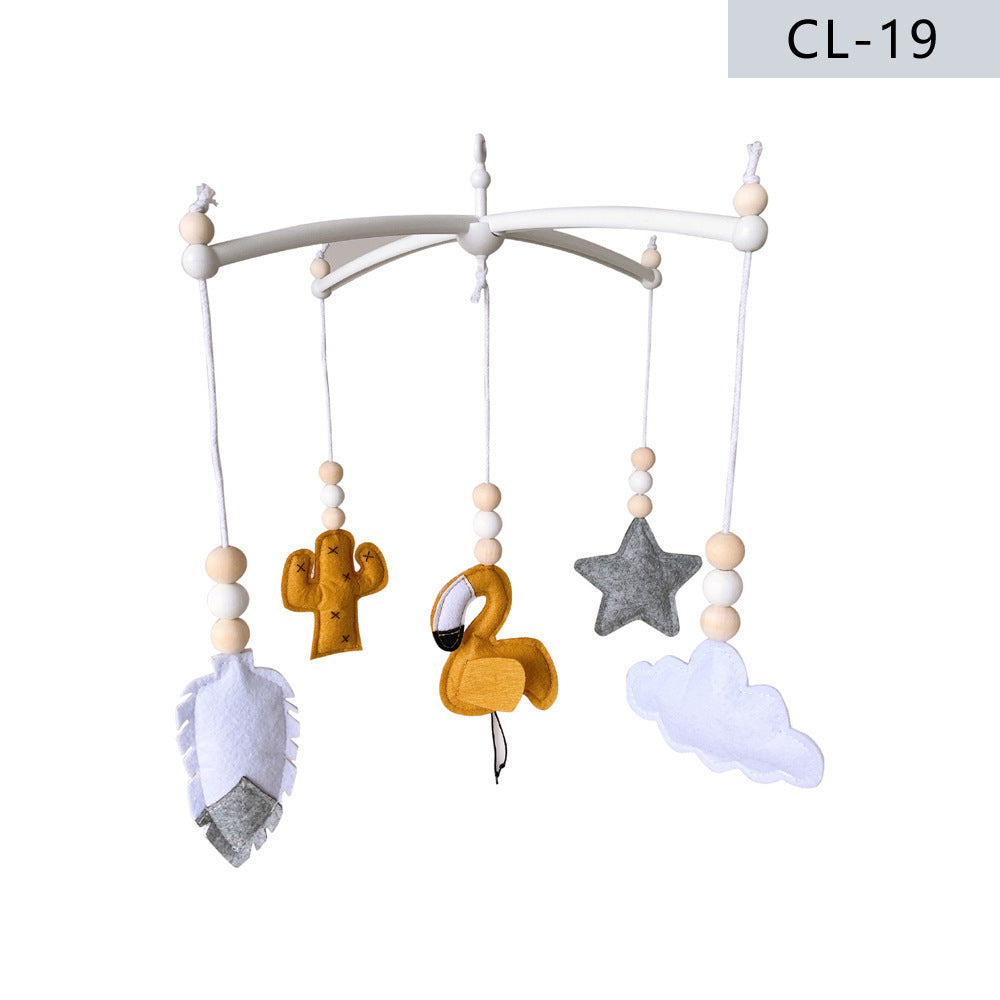 New Born Baby Gifts Nordic Style Crib Felt Wind Chime