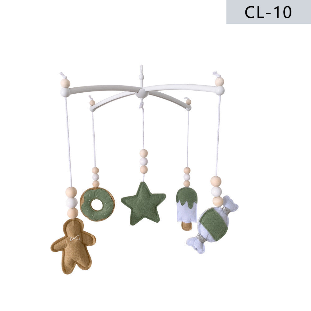 New Born Baby Gifts Nordic Style Crib Felt Wind Chime