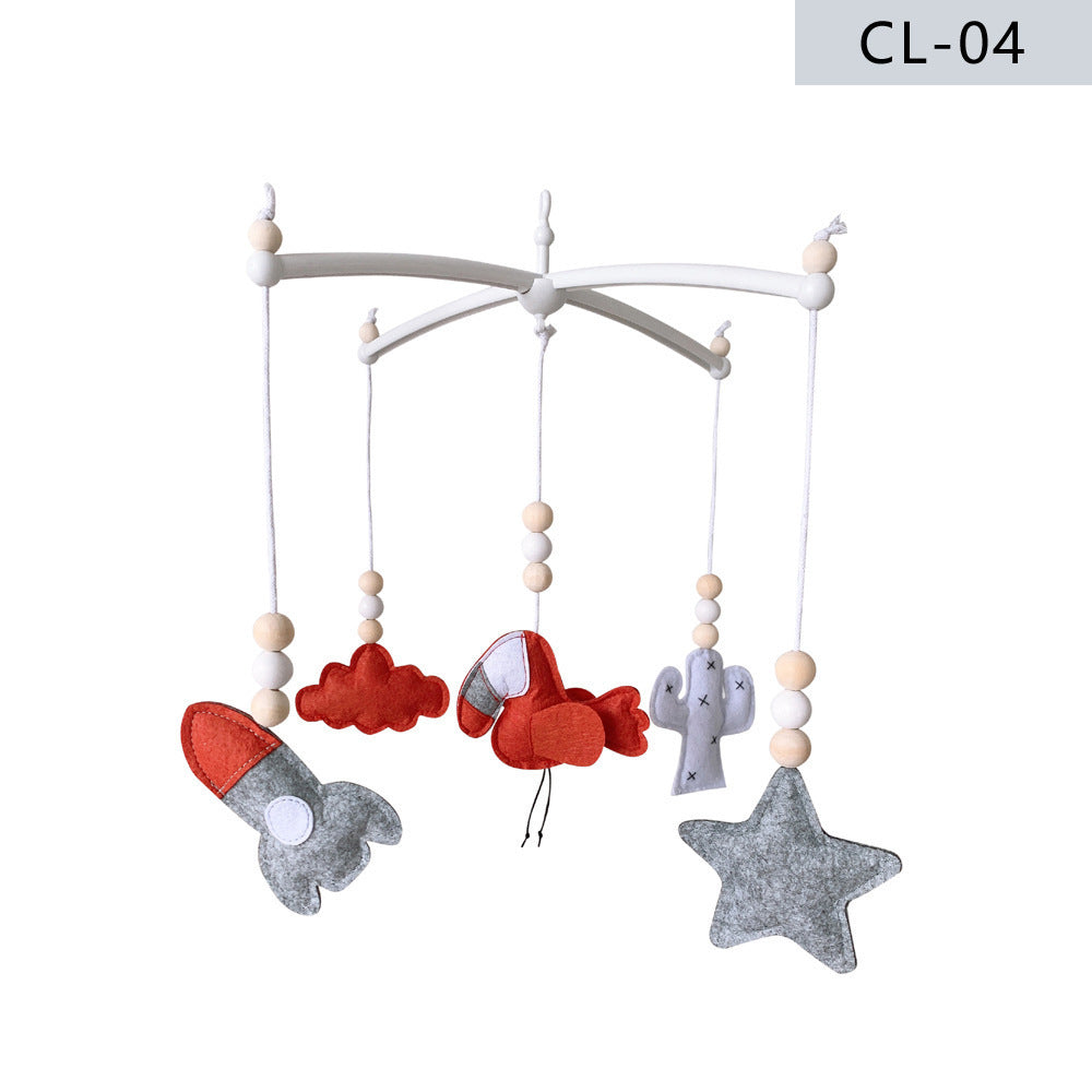 New Born Baby Gifts Nordic Style Crib Felt Wind Chime