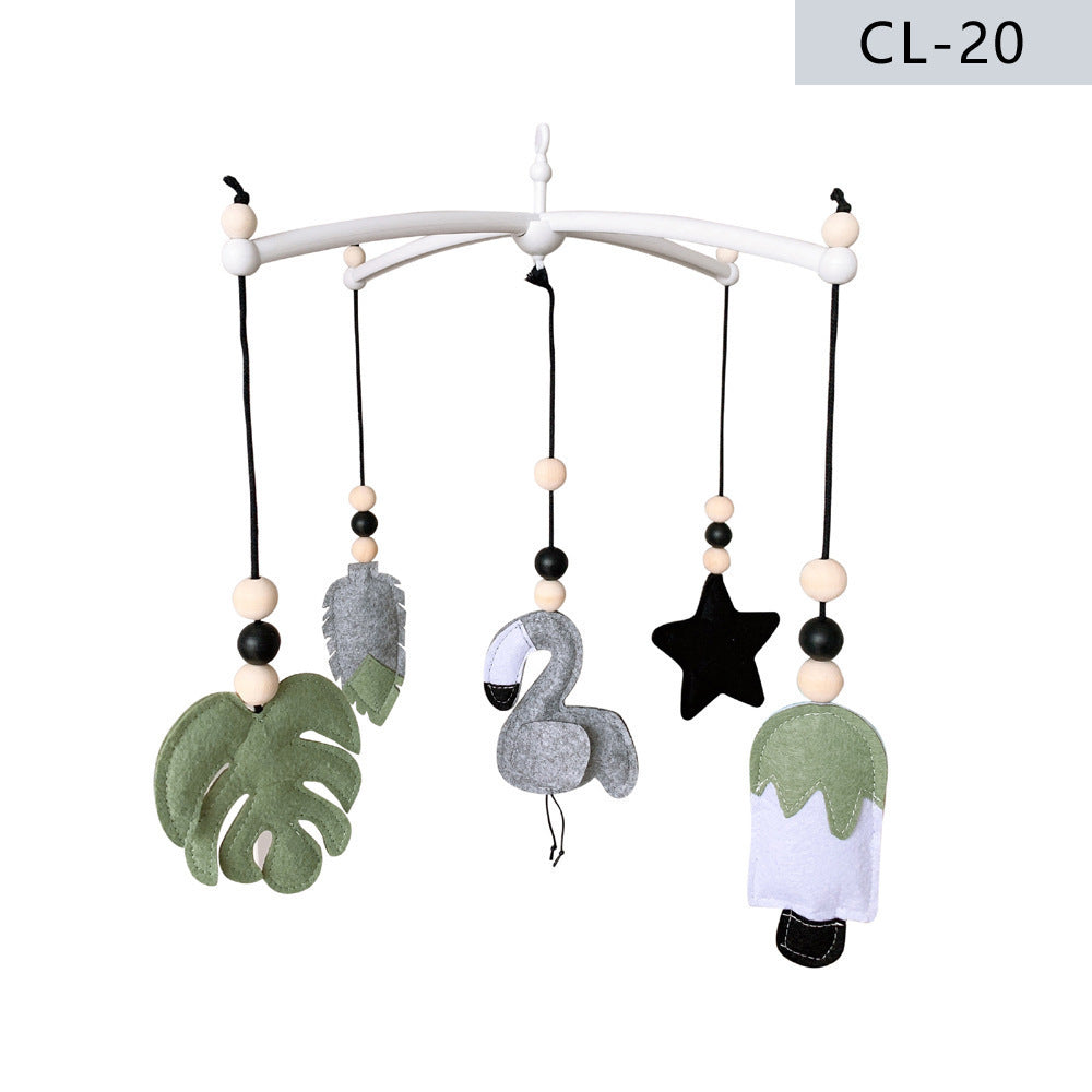 New Born Baby Gifts Nordic Style Crib Felt Wind Chime