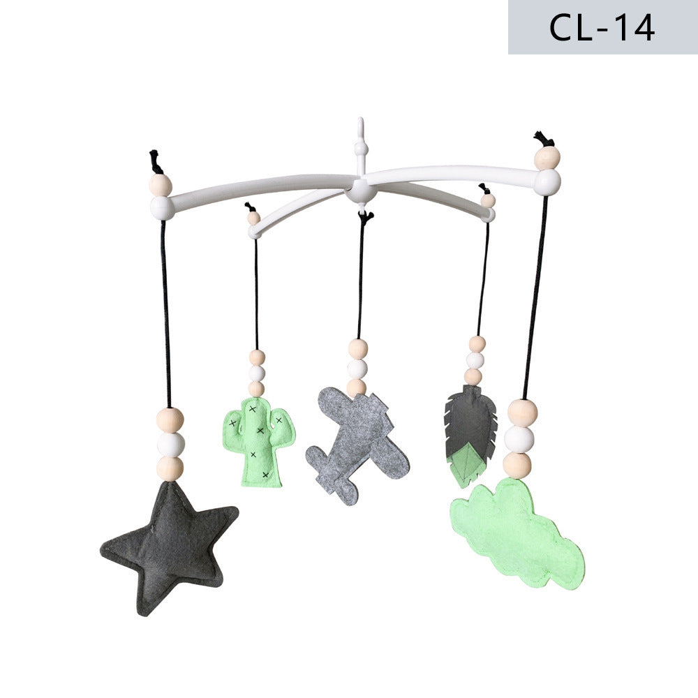 New Born Baby Gifts Nordic Style Crib Felt Wind Chime