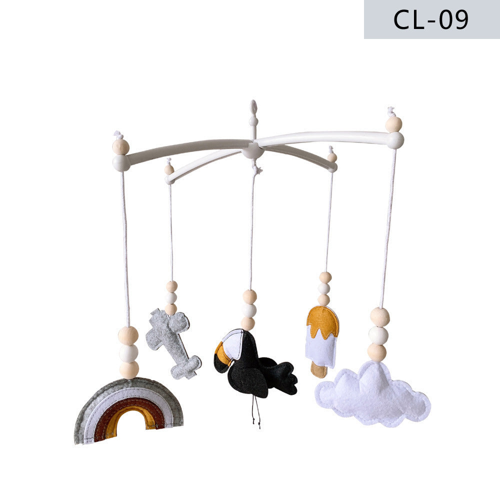 New Born Baby Gifts Nordic Style Crib Felt Wind Chime