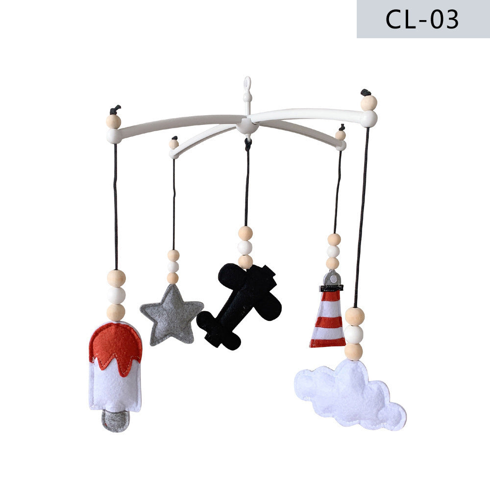 New Born Baby Gifts Nordic Style Crib Felt Wind Chime