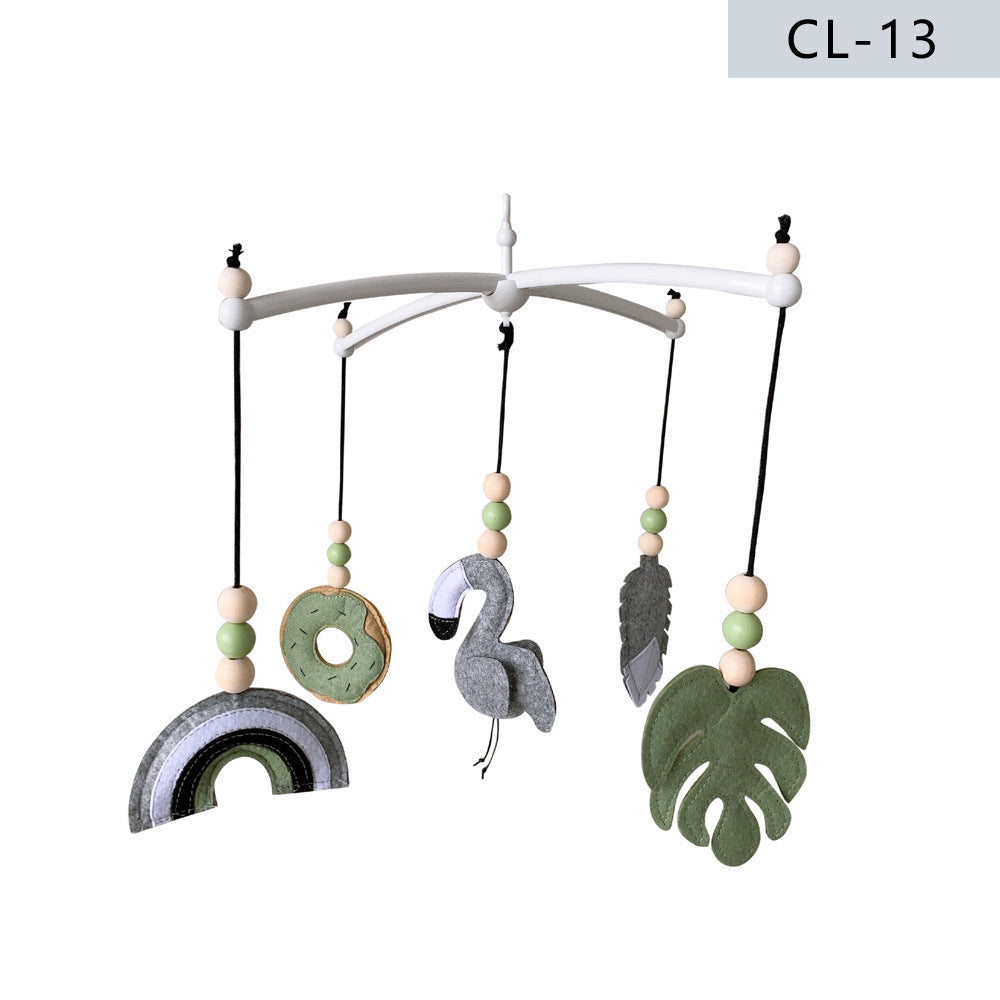New Born Baby Gifts Nordic Style Crib Felt Wind Chime