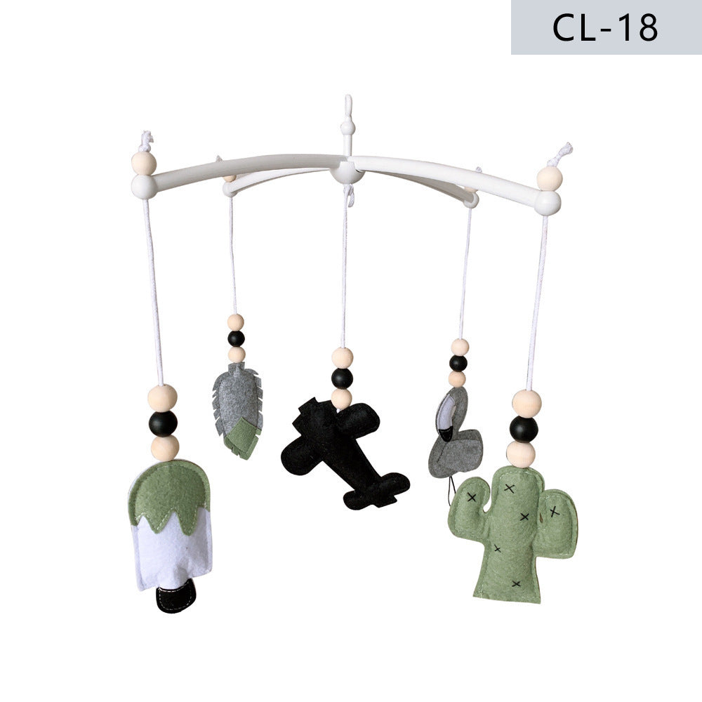 New Born Baby Gifts Nordic Style Crib Felt Wind Chime