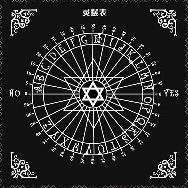 Divination Tarot Cards Pad Tablecloth Magic Pentacle Runes Pendulum Table Cloth-1