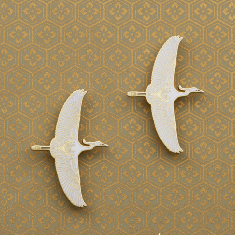 Daparo Egret Designer Original Broschen Promotion und Fortune Creative Badge