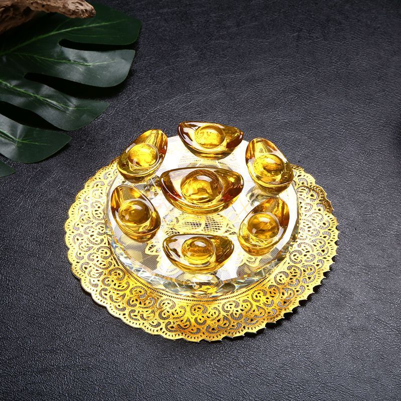 Five Elements Ornaments Gold, Wood, Water, Fire and Earth Element Crystal Balls