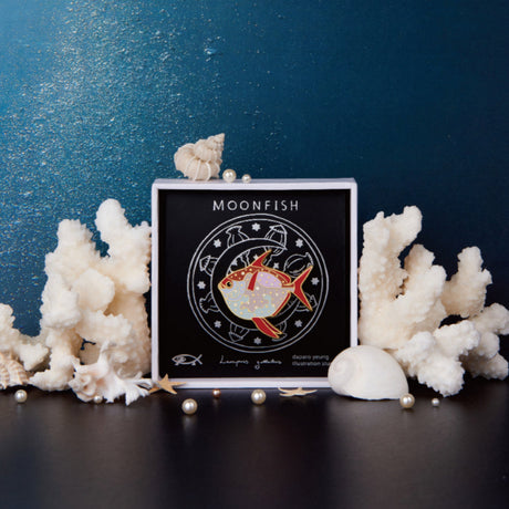 Mondfisch kreativ original Brosche Paar Schmuck Vadge Pin