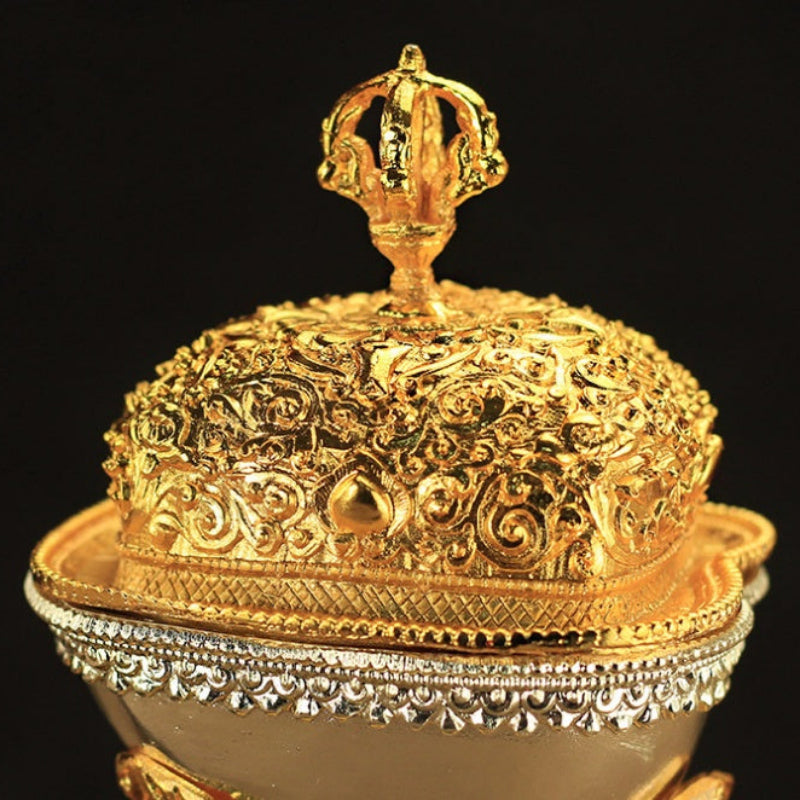 Nepal tibetaner Buddhismus liefert tantrische patriarchalische Instrument Toba Ornamente Initiierung, die Weinbecher groß anbieten