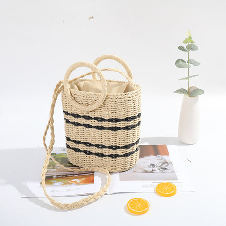 Mode neuer Strohbeutel im Strohhalle