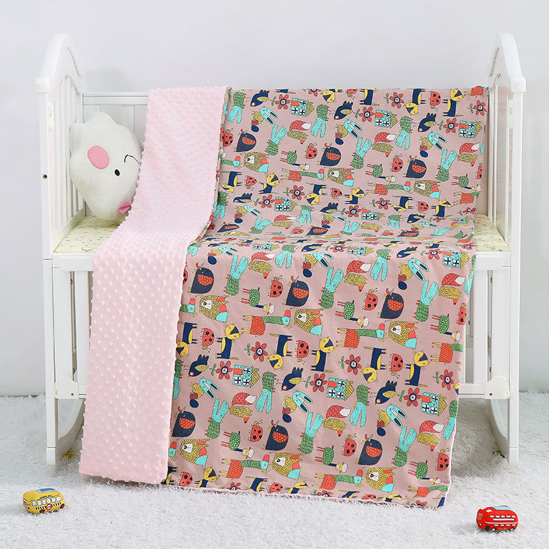 Cartoon Baby Blankets for Children to Appease Peas Blankets Strollers Blankets