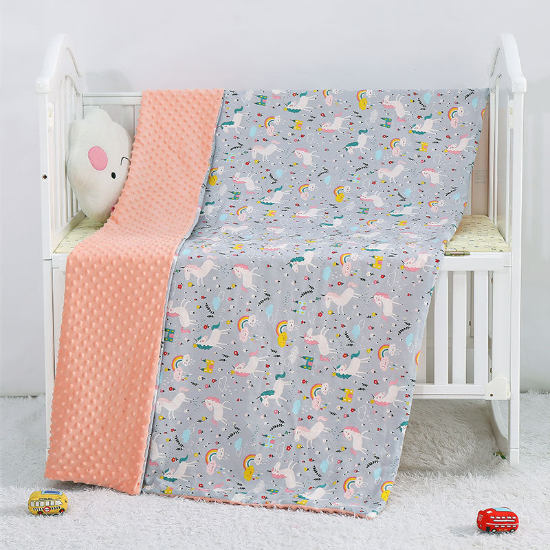 Cartoon Baby Blankets for Children to Appease Peas Blankets Strollers Blankets