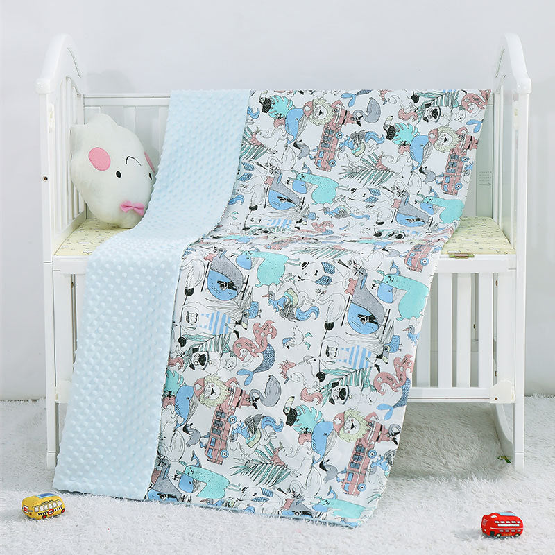 Cartoon Baby Blankets for Children to Appease Peas Blankets Strollers Blankets
