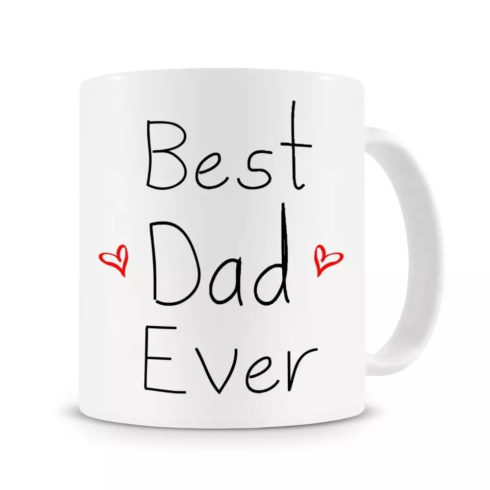 Father's Day Best Dad Ever Ceramic Coffee Mug