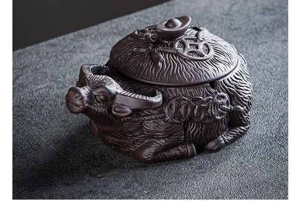 Lila Sand mit Cover Haushalt Aschenbecher Chinesischer Stil Kleiner Keramik Mode Aschenbecher Kreative Persönlichkeit Wohnzimmer Hotel Aschtray