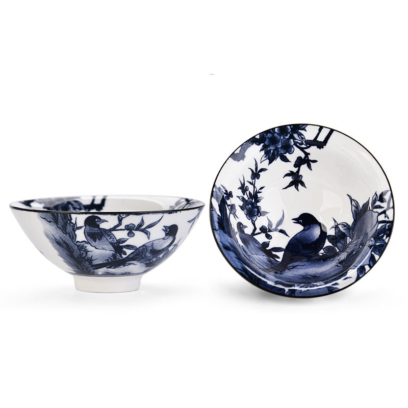 Pu Er Teacup Blue And White Porcelain Teacup