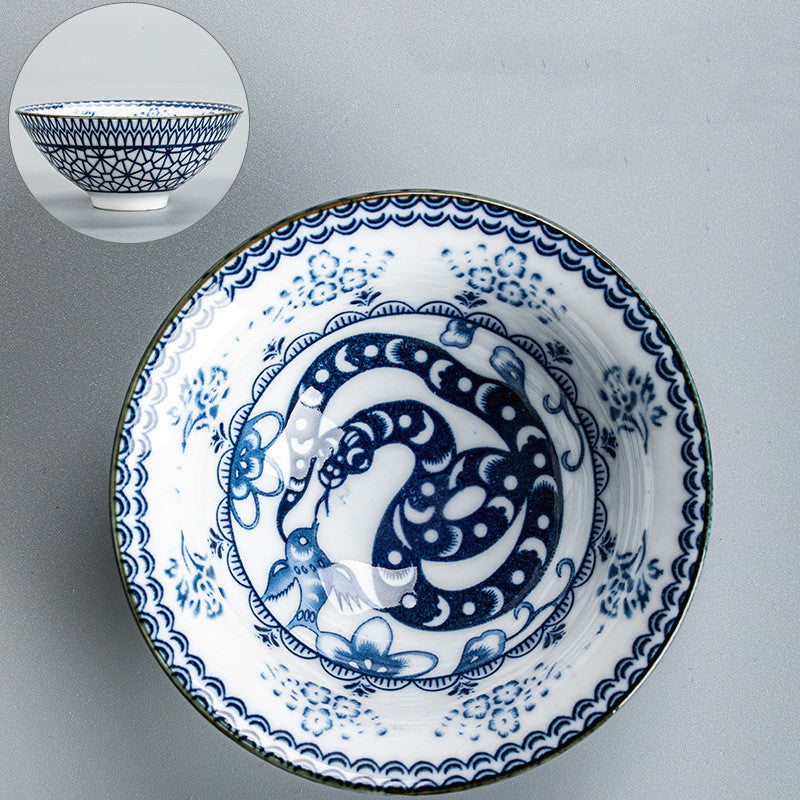 Pu Er Teacup Blue And White Porcelain Teacup