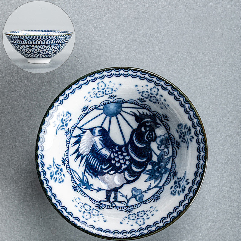 Pu Er Teacup Blue And White Porcelain Teacup