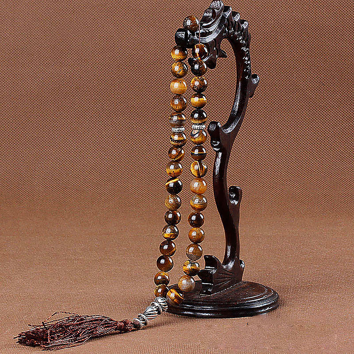 Agate Crystal Jade Beaded Bracelet 10mm Unisex Stretch Design-2