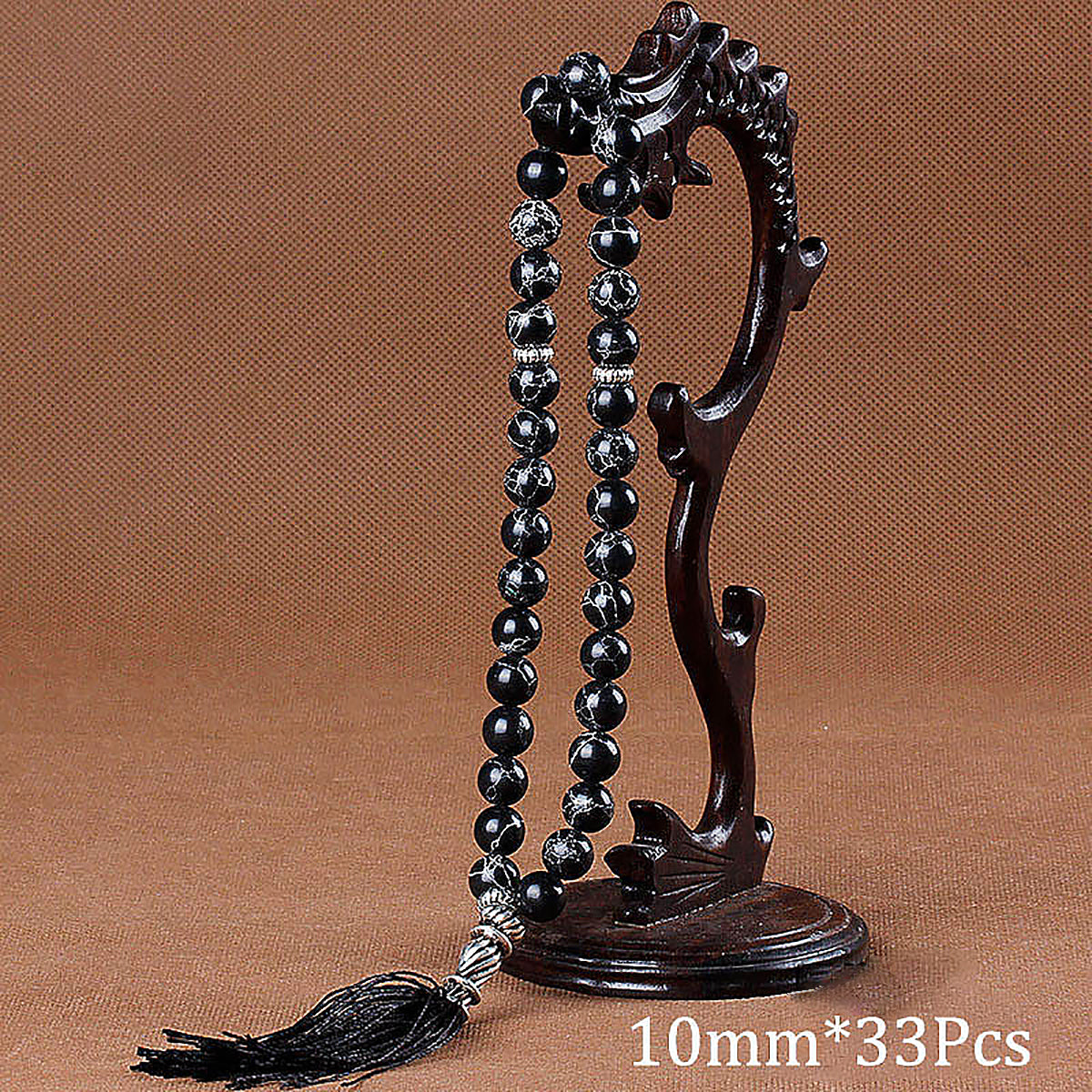 Agate Crystal Jade Beaded Bracelet 10mm Unisex Stretch Design-8