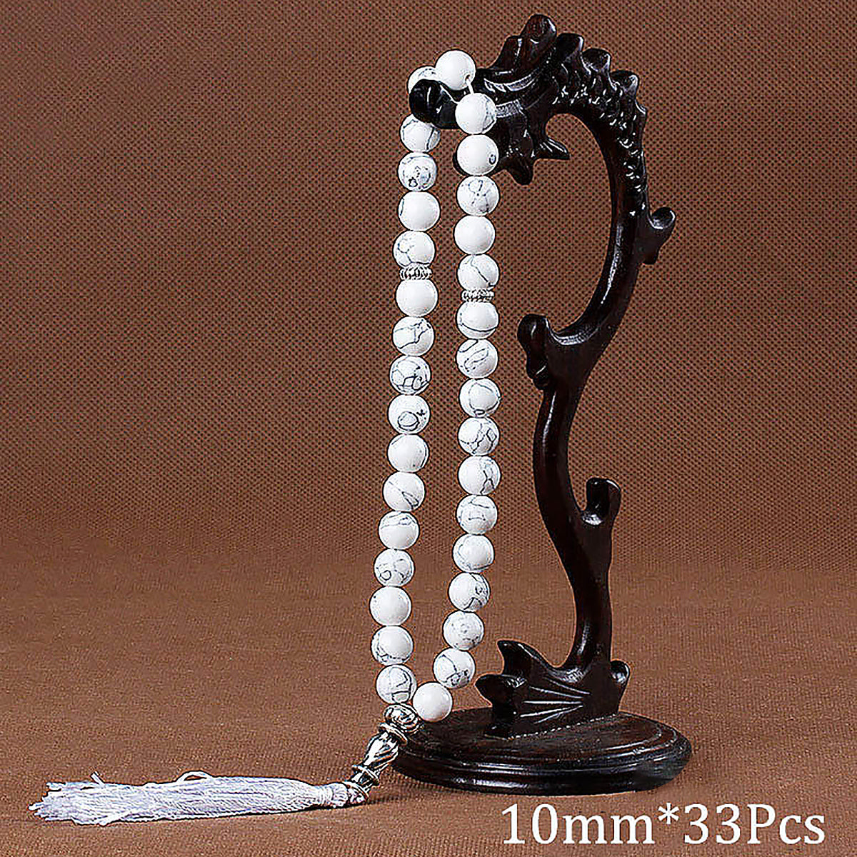 Agate Crystal Jade Beaded Bracelet 10mm Unisex Stretch Design-9