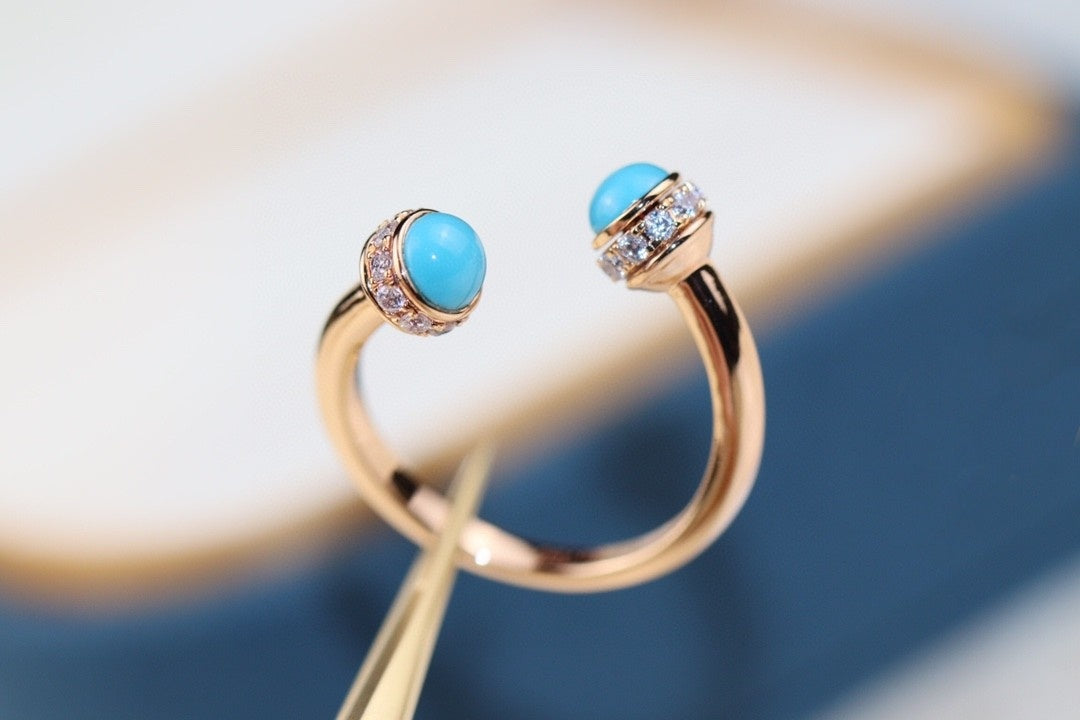 Golden Green Malachite Carnelian Transfer Beads Come And Turn Ring