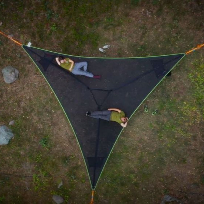 Three Point Design Portable Hammock Multi-functional Triangle Aerial Mat