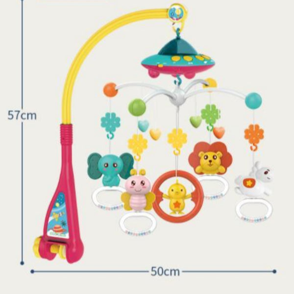 Baby Crib Bell Music Rotating Educational Toy