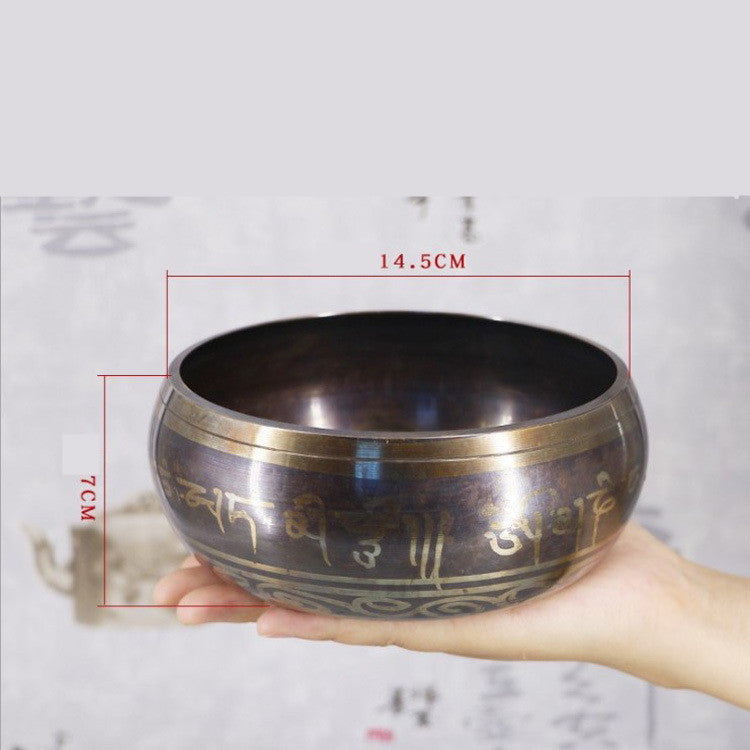 Meditation Bowl Sound Therapy Bowl Copper Buddhist Sound Bowl