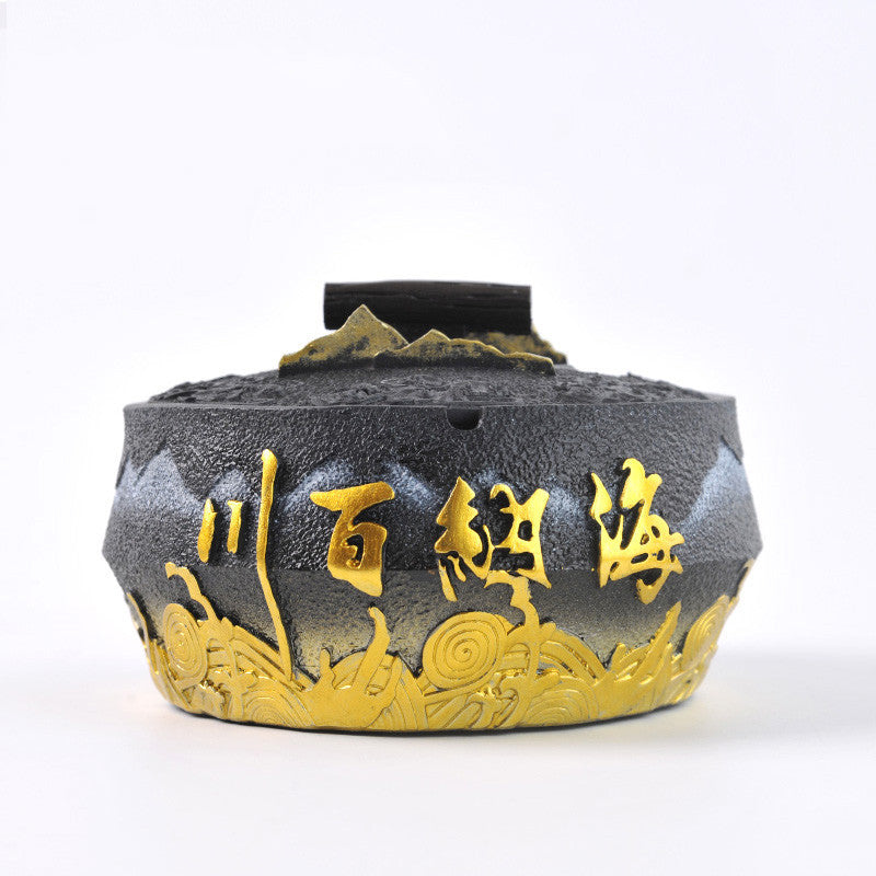 Kreativer Aschenbecher mit Cover großer Haushalts Wohnzimmer Modepersönlichkeit