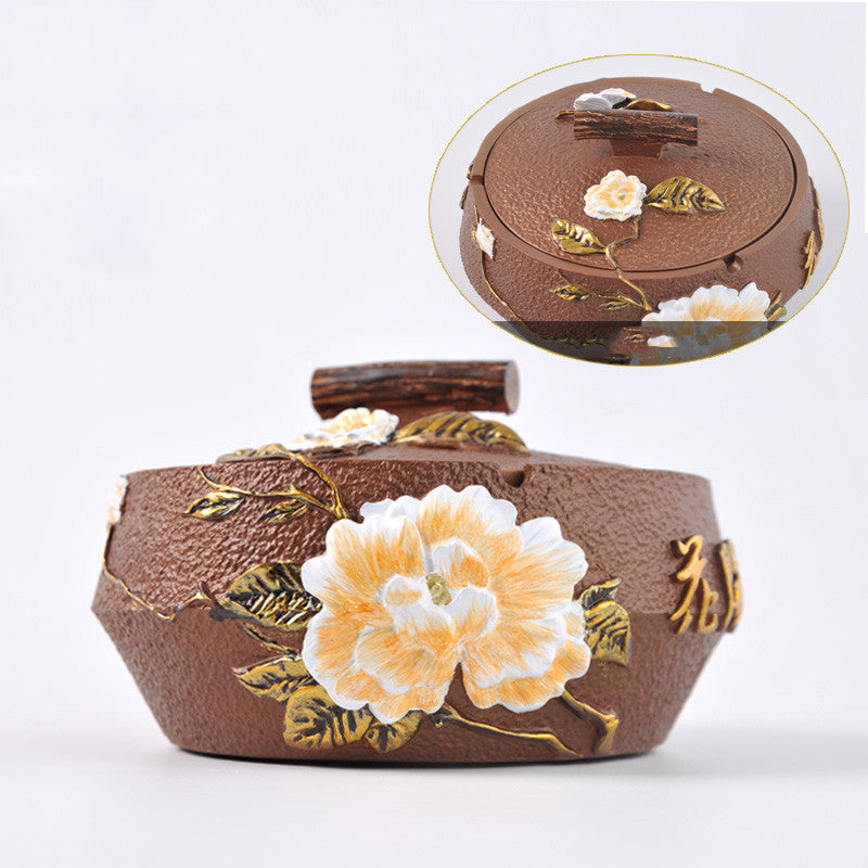 Kreativer Aschenbecher mit Cover großer Haushalts Wohnzimmer Modepersönlichkeit