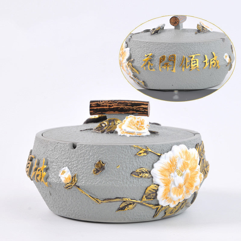 Kreativer Aschenbecher mit Cover großer Haushalts Wohnzimmer Modepersönlichkeit