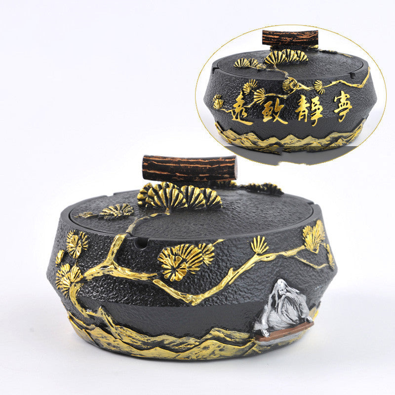 Kreativer Aschenbecher mit Cover großer Haushalts Wohnzimmer Modepersönlichkeit