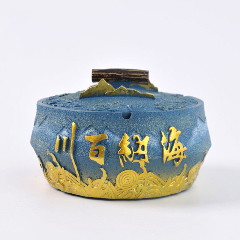 Kreativer Aschenbecher mit Cover großer Haushalts Wohnzimmer Modepersönlichkeit