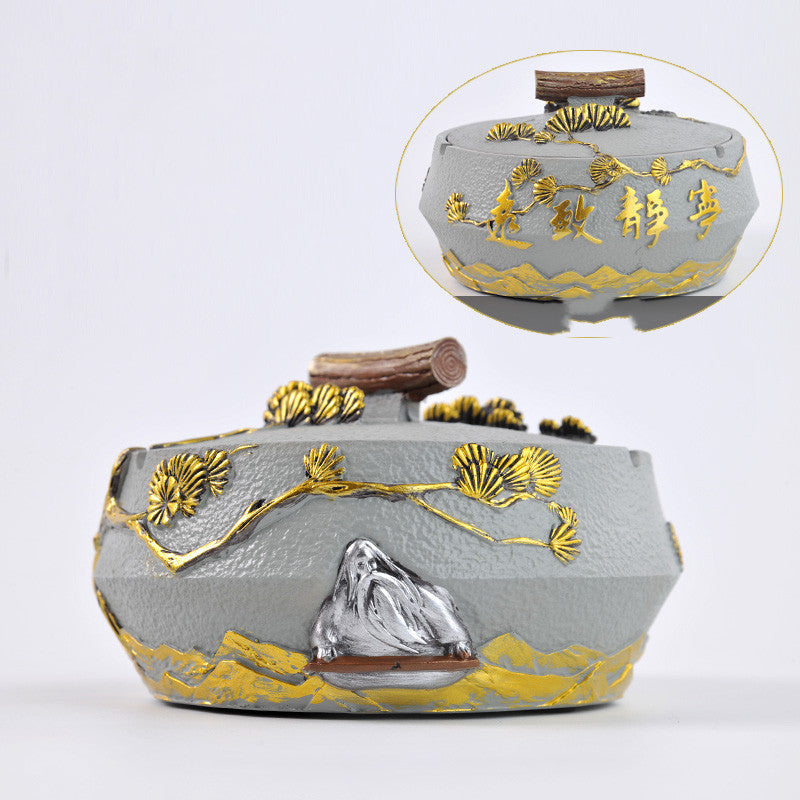 Kreativer Aschenbecher mit Cover großer Haushalts Wohnzimmer Modepersönlichkeit