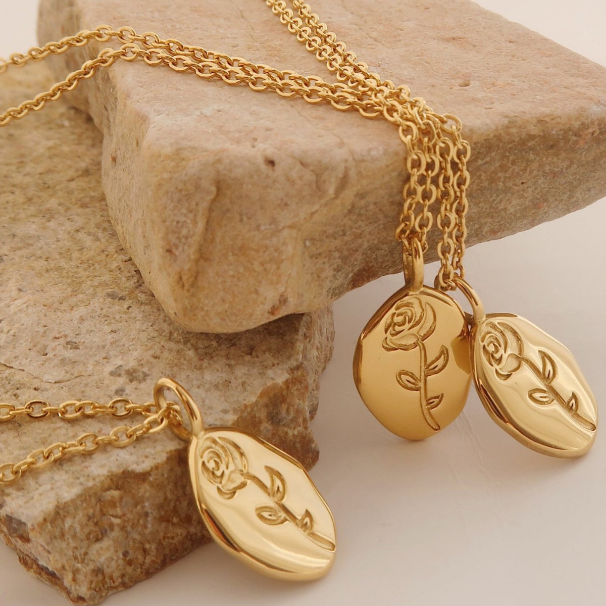 Jade Schmuck Rose rund Marke Halskette Blumenanhänger Schlangeblatt Kette