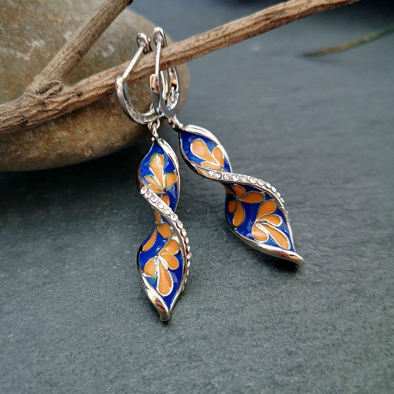 Flower Long Earrings