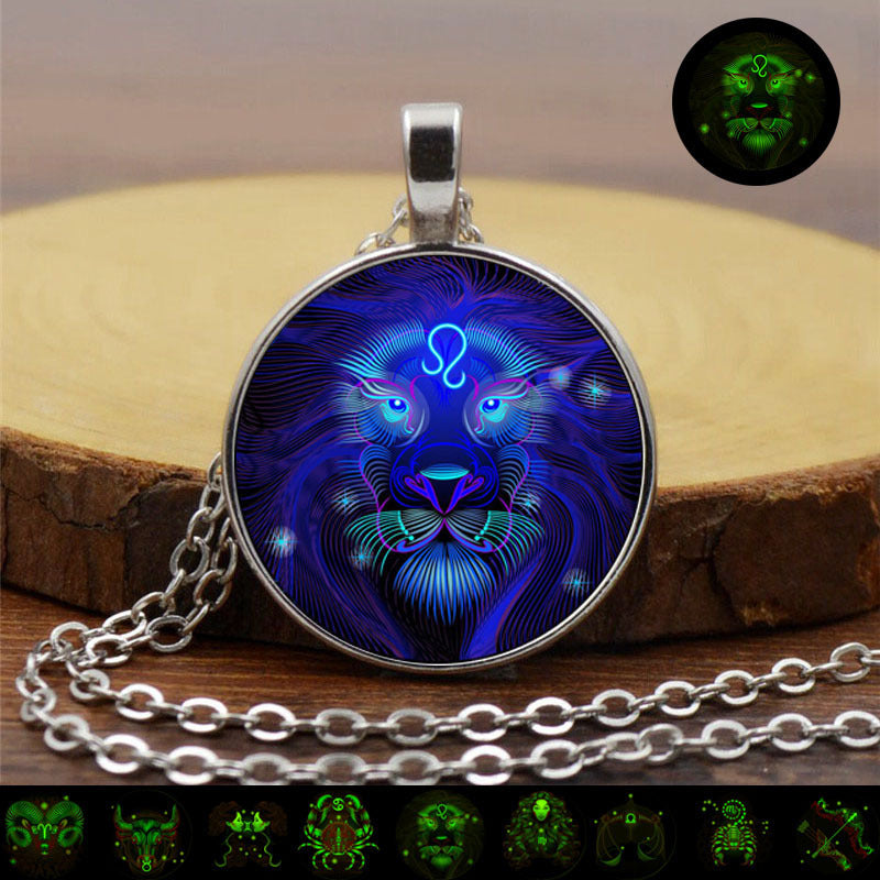Luminous Zodiac Pendant Necklace–1