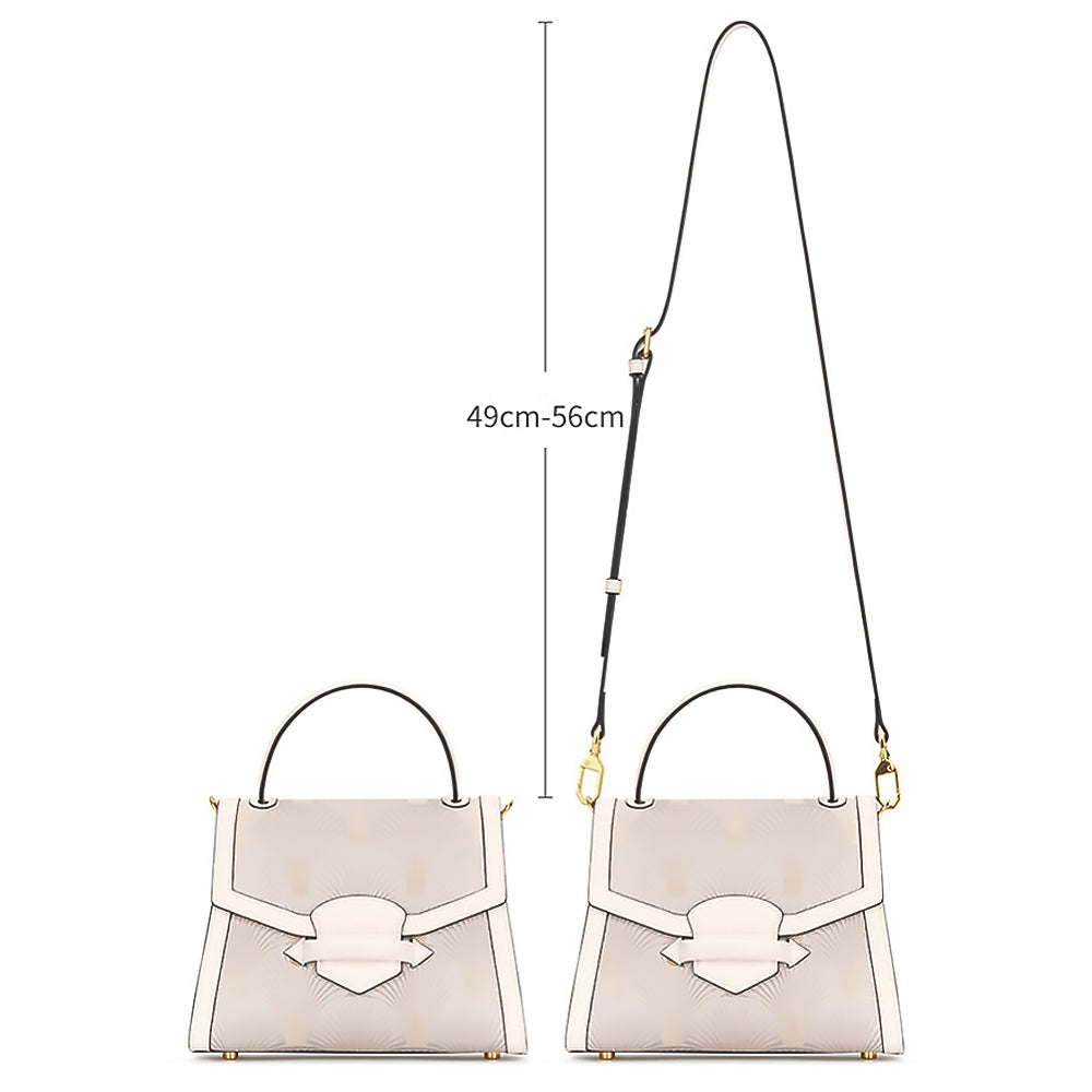 Embroidered Genuine Leather Handbag Chinese Style Purse-4