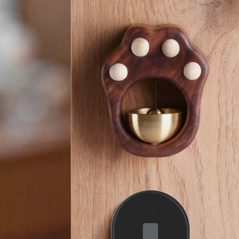 Fridge Magnet – Cute Cat Paw with Wind Chime Pendant-2