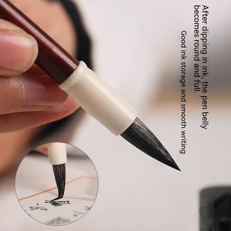 Fly Head Writing Brush Regular Script Calligraphy Practice Writing Brush