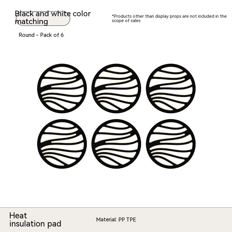 Hochtemperaturfestigkeitsverbrichter verhindern die Küchenträger, Geschirr und Teller nicht rutschfestige Teetassenmatte